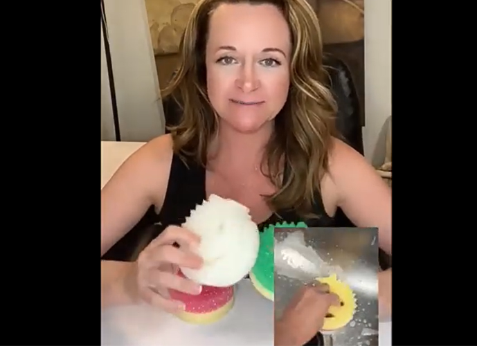 तापमान संवेदनशील स्पंज