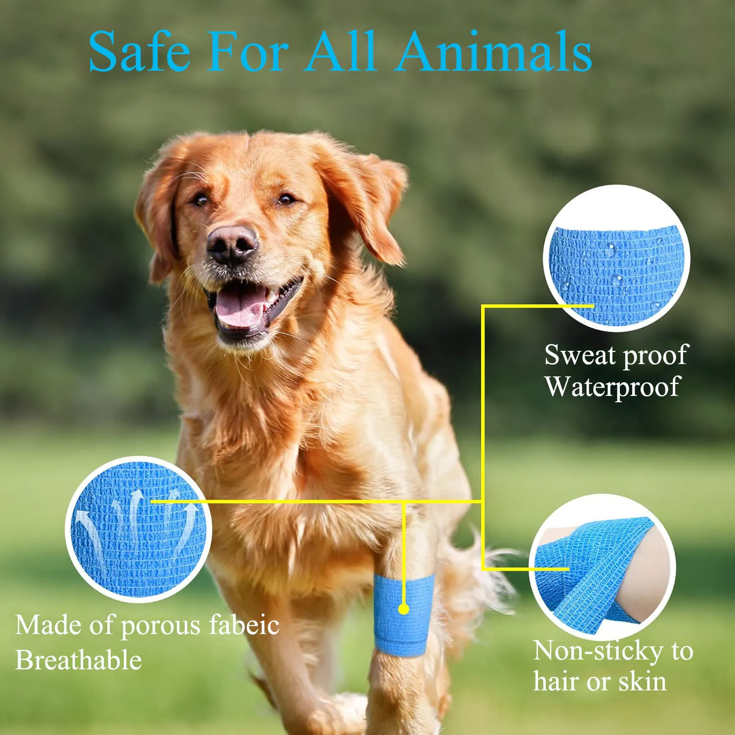 लोचदार स्व-चिपकने वाला पट्टी