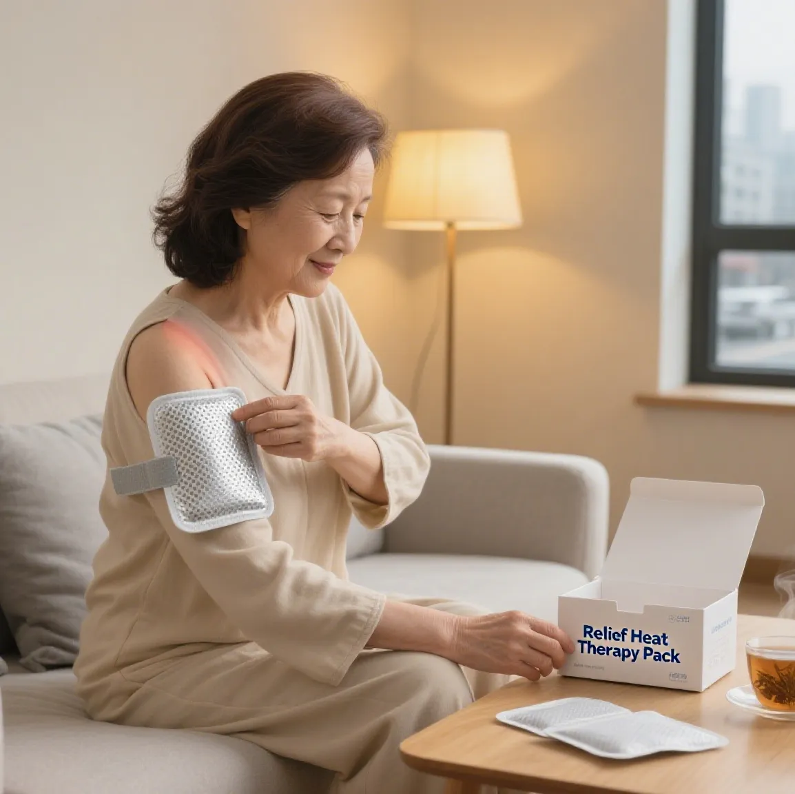 हीटिंग पैक लपेटने के लिए नॉनबुने कपड़े के अनुप्रयोग