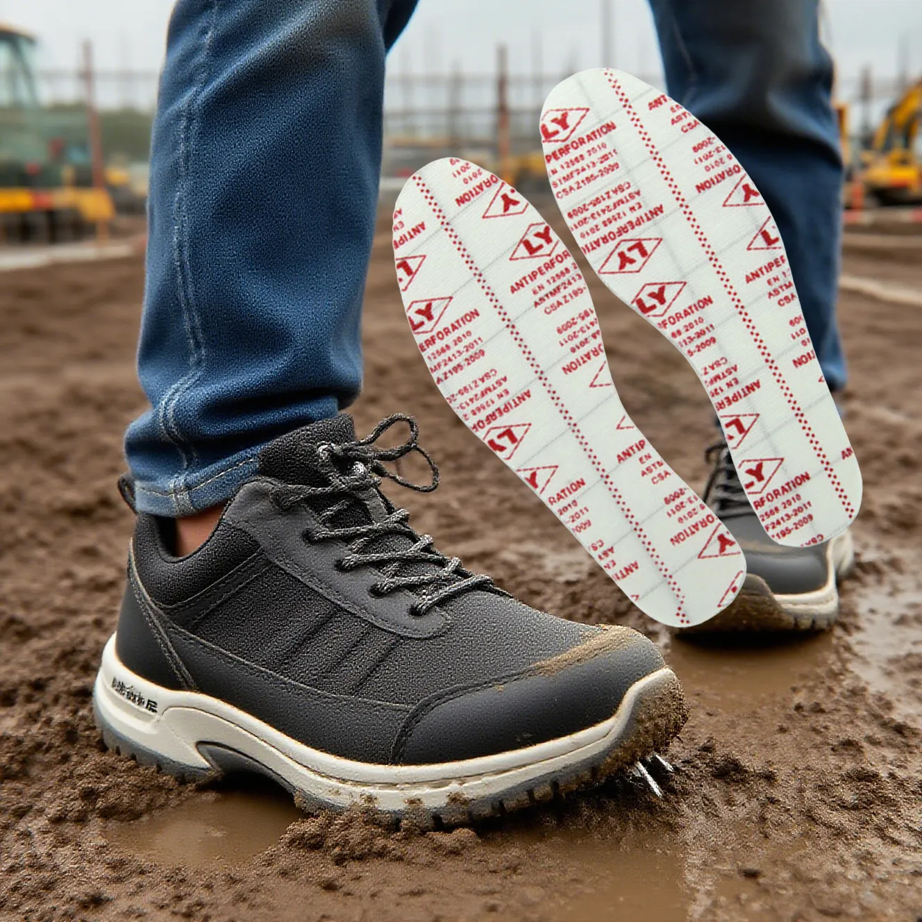 पंक्चर-प्रतिरोधी मिडसोल कपड़े के अनुप्रयोग